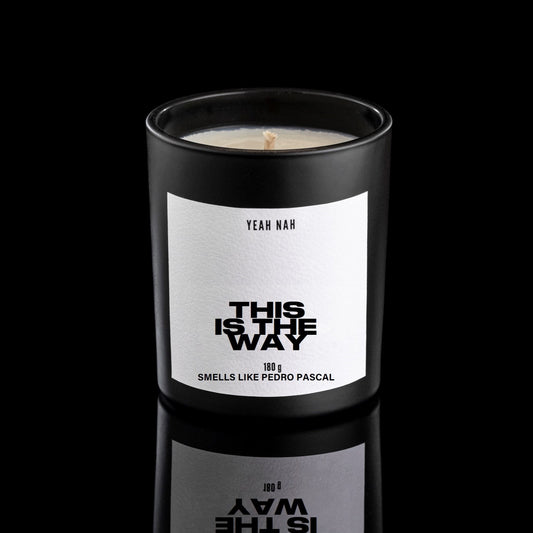 This is the way. This Candle Smells Like Pedro Pascal.